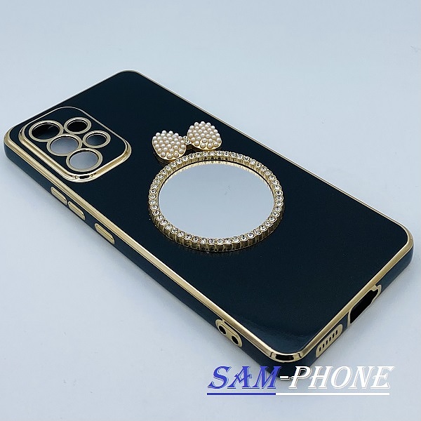 مشخصات و خرید قاب گوشی Galaxy A53 5G سامسونگ مای کیس گلد لاین دور طلایی محافظ لنز دار آینه ای پاپیونی نگیندار مشکی ، خرید قاب گوشی Galaxy A53 5G سامسونگ مای کیس گلد لاین دور طلایی محافظ لنز دار آینه ای پاپیونی نگیندار مشکی از فروشگاه سام فون ، قیمت قاب گوشی Galaxy A53 5G سامسونگ مای کیس گلد لاین دور طلایی محافظ لنز دار آینه ای پاپیونی نگیندار مشکی ، ارزانترین قیمت قاب گوشی Galaxy A53 5G سامسونگ مای کیس گلد لاین دور طلایی محافظ لنز دار آینه ای پاپیونی نگیندار مشکی
