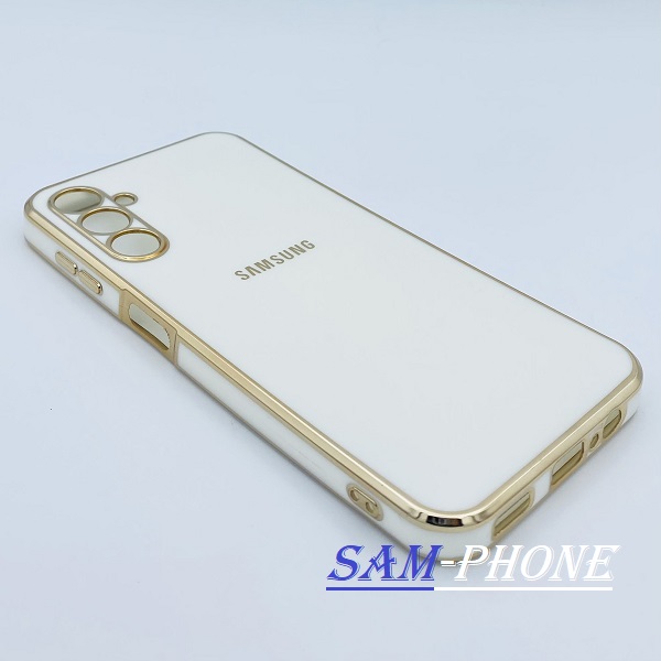 مشخصات و خرید قاب گوشی Galaxy A14 5G سامسونگ طرح مای کیس گلد لاین دور طلایی محافظ لنز دار سفید ، خرید قاب گوشی Galaxy A14 5G سامسونگ طرح مای کیس گلد لاین دور طلایی محافظ لنز دار سفید از فروشگاه سام فون ، قیمت قاب گوشی Galaxy A14 5G سامسونگ طرح مای کیس گلد لاین دور طلایی محافظ لنز دار سفید ، ارزانترین قیمت قاب گوشی Galaxy A14 5G سامسونگ طرح مای کیس گلد لاین دور طلایی محافظ لنز دار سفید