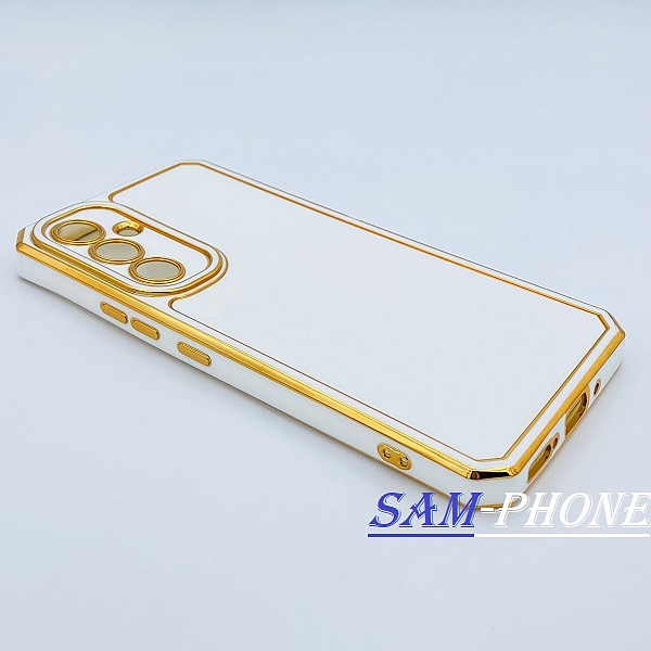 مشخصات و خرید قاب گوشی Galaxy A54 5G سامسونگ طرح ژله ای مای کیس ( new face ) گلد لاین دور طلایی محافظ لنز دار رنگ سفید ، خرید قاب گوشی Galaxy A54 5G سامسونگ طرح ژله ای مای کیس ( new face ) گلد لاین دور طلایی محافظ لنز دار رنگ سفید از فروشگاه سام فون ، قیمت قاب گوشی Galaxy A54 5G سامسونگ طرح ژله ای مای کیس ( new face ) گلد لاین دور طلایی محافظ لنز دار رنگ سفید ، ارزانترین قیمت قاب گوشی Galaxy A54 5G سامسونگ طرح ژله ای مای کیس ( new face ) گلد لاین دور طلایی محافظ لنز دار رنگ سفید