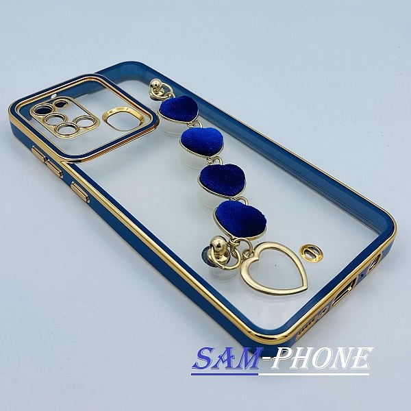 مشخصات و خرید قاب گوشی Galaxy A21S سامسونگ طرح الکتروپلیتینگ شفاف اورجینال مای کیس My Case Anyland دستبندی زنجیری قلبی مخمل آویزدار محافظ لنز دار آبی تیره ، ارزانترین قیمت قاب گوشی Galaxy A21S سامسونگ طرح الکتروپلیتینگ شفاف اورجینال مای کیس My Case Anyland دستبندی زنجیری قلبی مخمل آویزدار محافظ لنز دار آبی تیره