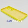 قاب گوشی Galaxy S21 FE سامسونگ سیلیکونی اورجینال سورا SORA پاک کنی درجه یک زیربسته محافظ لنز دار زرد کد 80