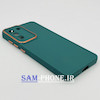 قاب گوشی Galaxy S21 FE سامسونگ سیلیکونی راک متال کیس محافظ لنزدار سبز کد 104