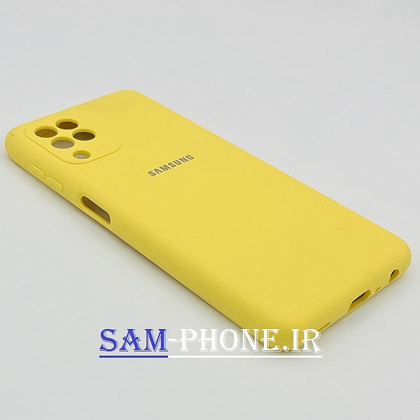قاب گوشی Galaxy A22 4G - Galaxy M32 4G سامسونگ سیلیکونی اورجینال سورا SORA پاک کنی درجه یک زیربسته محافظ لنز دار زرد کد 118