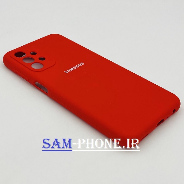 قاب گوشی Galaxy A23 4G سامسونگ سیلیکونی اورجینال سورا SORA پاک کنی درجه یک زیربسته محافظ لنز دار قرمز کد 200
