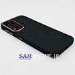 قاب گوشی Galaxy A24 سامسونگ سیلیکونی راک متال کیس محافظ لنزدار مشکی کد 43