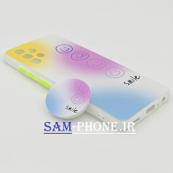 قاب گوشی Galaxy A32 4G سامسونگ طرح لبخند Smile پاپ سوکت دار کد 106