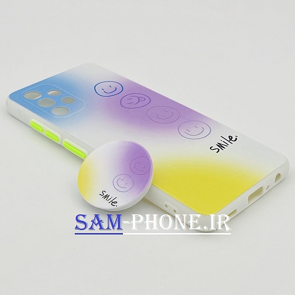 قاب گوشی Galaxy A32 4G سامسونگ طرح لبخند Smile پاپ سوکت دار کد 107
