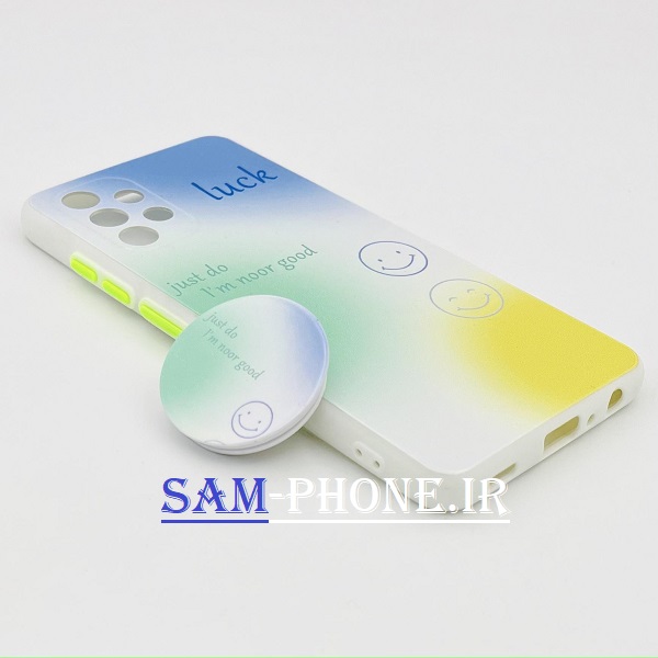 قاب گوشی Galaxy A32 4G سامسونگ طرح لبخند Smile پاپ سوکت دار کد 111