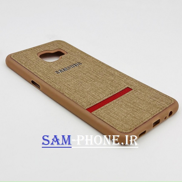 قاب گوشی Galaxy C5 سامسونگ طرح کتان کد 2