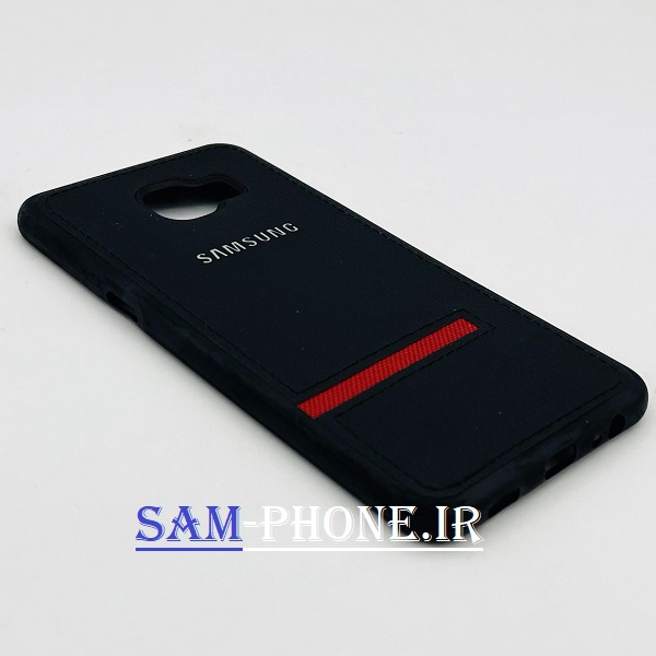 قاب گوشی Galaxy C5 سامسونگ طرح کتان کد 4