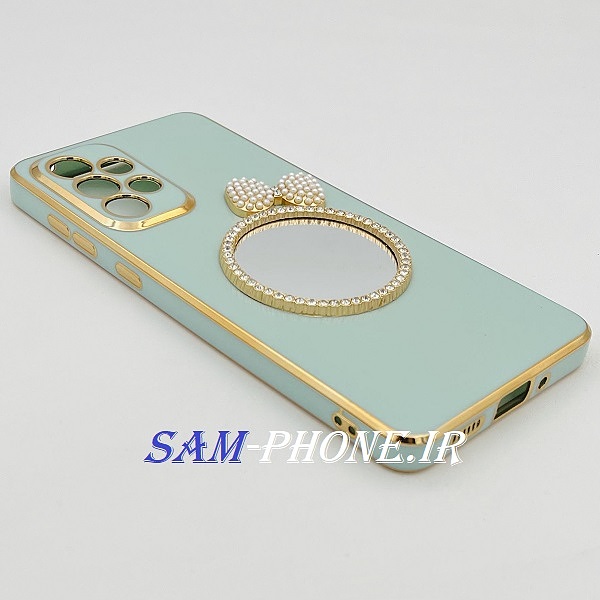 مشخصات و خرید قاب گوشی Galaxy A33 5G سامسونگ مای کیس گلد لاین دور طلایی محافظ لنز دار آینه ای پاپیونی نگیندار یاسی ، خرید قاب گوشی Galaxy A33 5G سامسونگ مای کیس گلد لاین دور طلایی محافظ لنز دار آینه ای پاپیونی نگیندار یاسی از فروشگاه سام فون ، قیمت قاب گوشی Galaxy A33 5G سامسونگ مای کیس گلد لاین دور طلایی محافظ لنز دار آینه ای پاپیونی نگیندار یاسی ، ارزانترین قیمت قاب گوشی Galaxy A33 5G سامسونگ مای کیس گلد لاین دور طلایی محافظ لنز دار آینه ای پاپیونی نگیندار یاسی