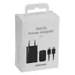 شارژر دیواری 15 وات سامسونگ مدل EP-T1510 به همراه کابل تبدیل USB-C