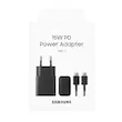 شارژر دیواری 15 وات سامسونگ مدل EP-T1510 به همراه کابل تبدیل USB-C
