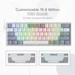 کیبورد گیمینگ ردراگون مدل K617 FIZZ، سوییچ مکانیکال قرمز، Tenkeyless، نورپردازی RGB