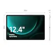 تبلت 12.4 اینچ سامسونگ مدل Galaxy Tab S9 FE Plus 5G ظرفیت 128 گیگابایت و رم 8 گیگابایت
