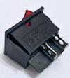 کلید تک پل پهن چراغ دار چهار فیش16A250V/25A125V KCD4 لوازم برقی