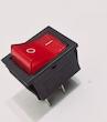 کلید تک پل پهن چراغ دار چهار فیش16A250V/25A125V KCD4 لوازم برقی