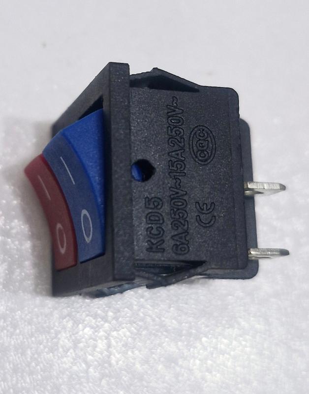 کلید سشوار دوقلو گاسونیک 6A250V/15A250V KCD5⁹(کلید کنترل سرعت و حرارت سشوار)