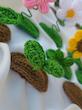 گیره مو جوانه بافتنی 🌱