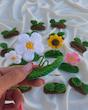 گیره مو جوانه بافتنی 🌱