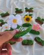 گیره مو جوانه بافتنی 🌱