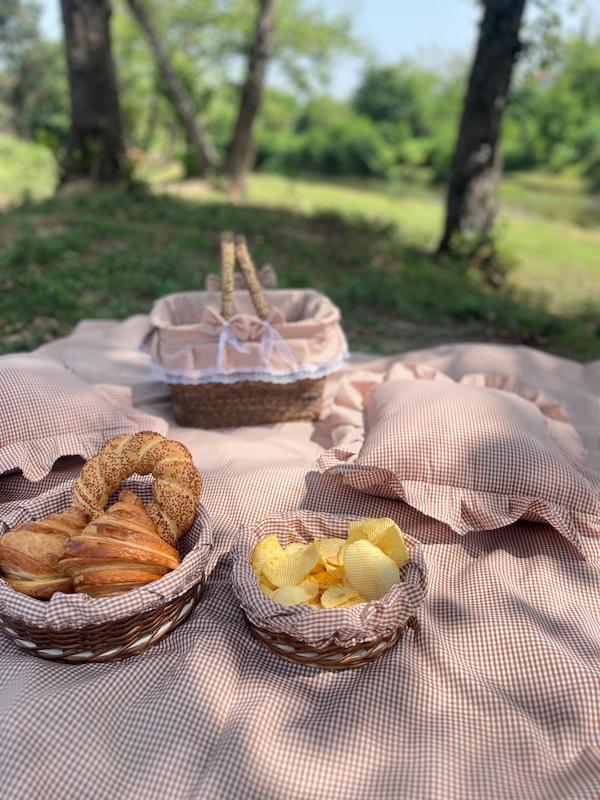 ست پیکنیک قهوه ای 