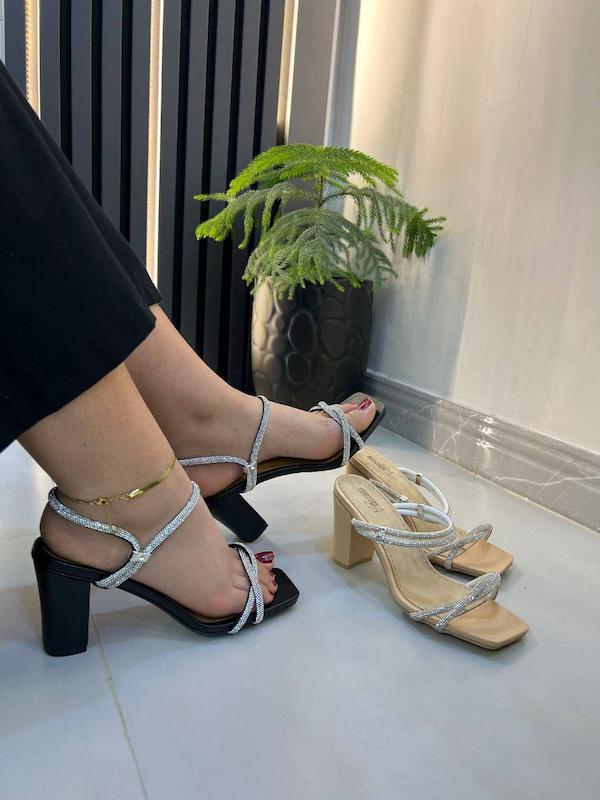صندل دوحالته ضربدری پاشنه ۹