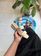 صندل دوبند چرم پاشنه ۳ روکش 