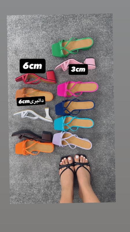 صندل مدل بهار‌پنجه مربع