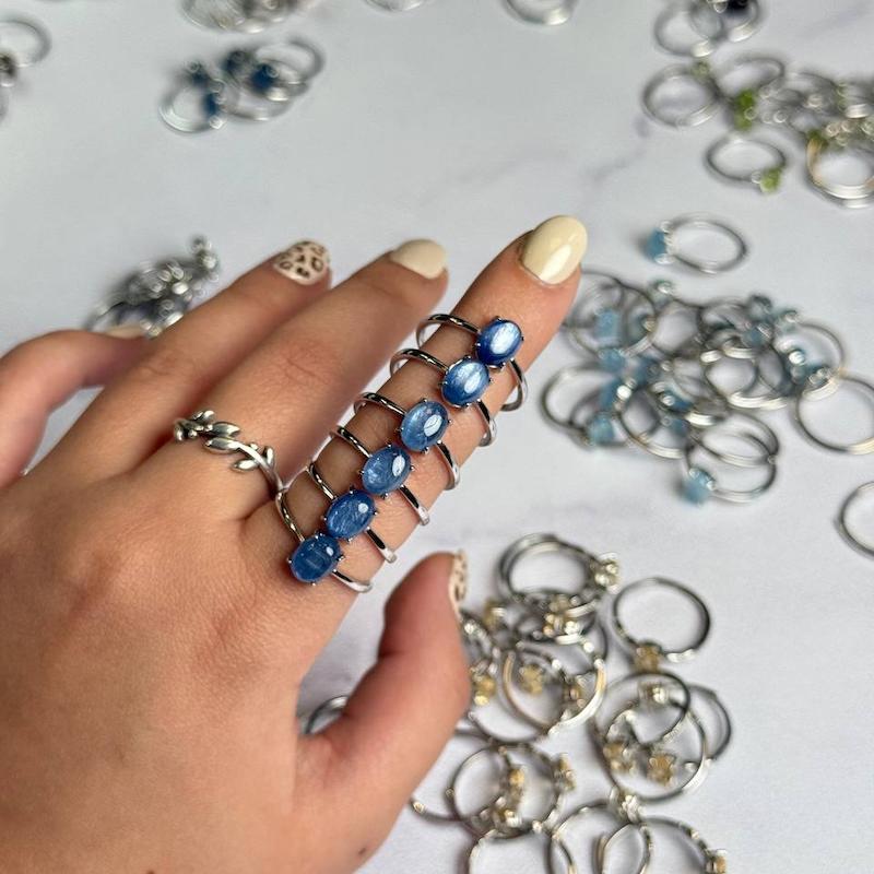 انگشتر نقره کیانیت