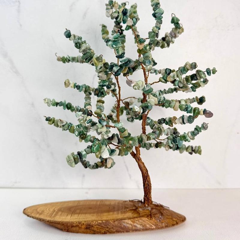 درختچه سنگ طبیعی عقیق خزه ای