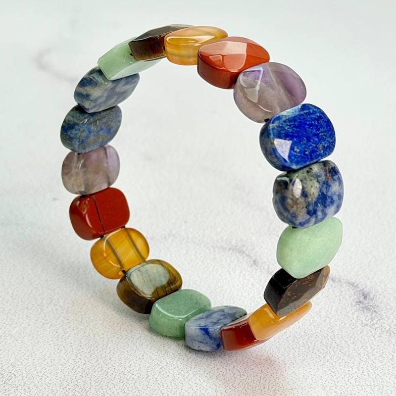 دستبند تراش پهن هفت چاکرا