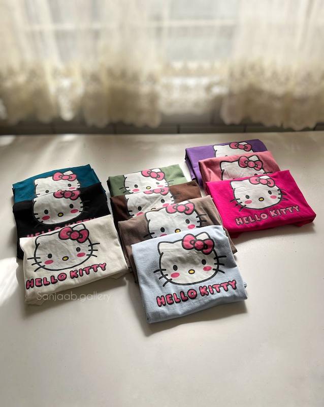 تیشرت قواره دار «کیتی»💕✨🎀