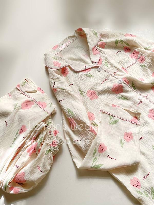 ست بلوز و شلوار فلاور✨🌸