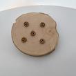دکمه گرد چوبی