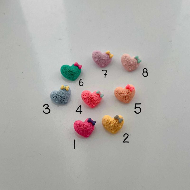 دکمه قلبی پفکی 