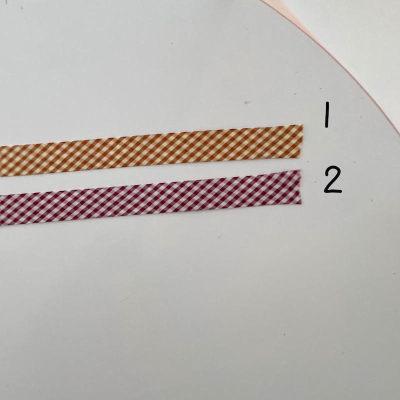 روبان چهارخانه پارچه ایی