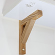 شلف دیواری پایه چوبی سنجاب وود مدل 15*50
