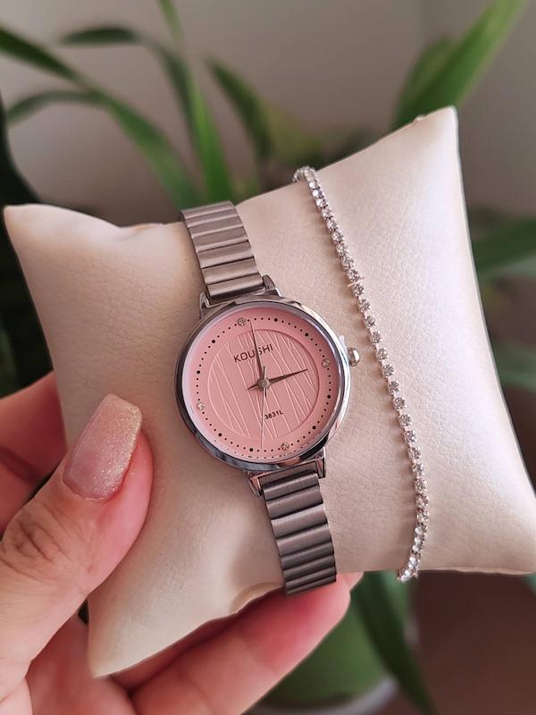 ساعت رزا صورتی 