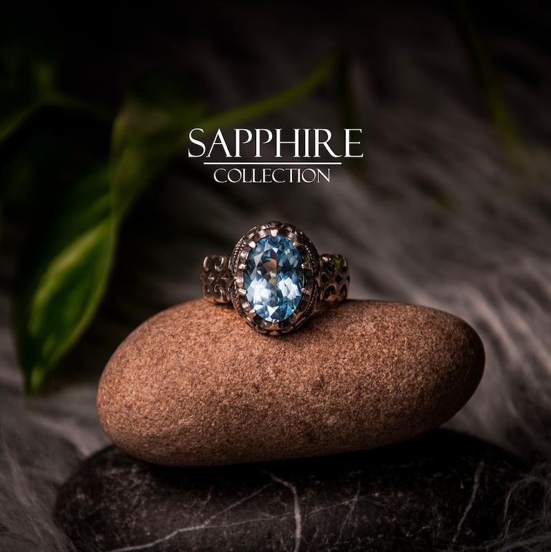 انگشتر توپاز سوییسی مردانه