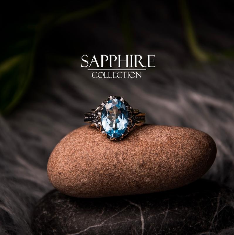 انگشتر توپاز سوییسی مردانه