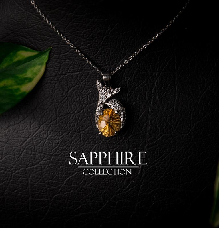 گردنبند سیترین و دریا