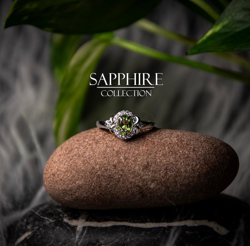 انگشتر زبرجد ظریف