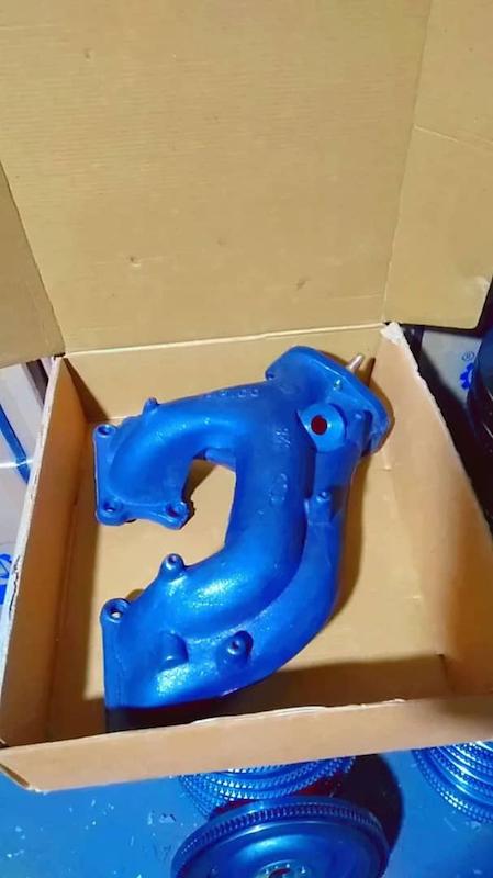 چدنی اگزوز نیسان مگاموتور 528 با پیچ انژکتور و کاربراتور