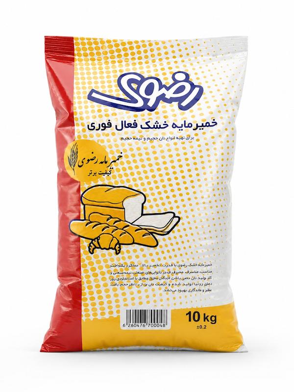 خمیرمایه خشک رضوی ۱۰ کیلویی