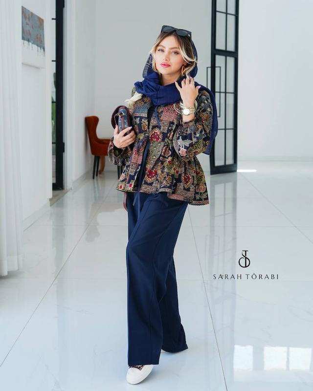 شلوار navy blue