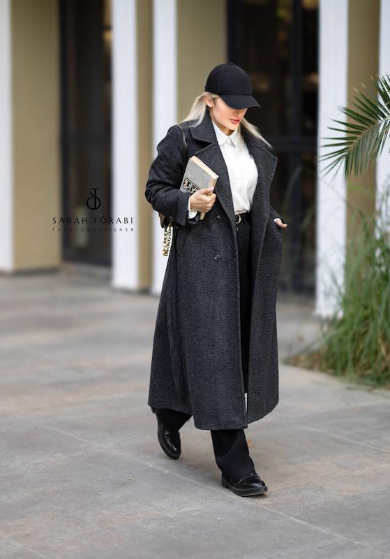 پالتو فوتر زغالی