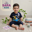 ست تیشرت شلوارک پسرانه راحتی سایز ۴۰