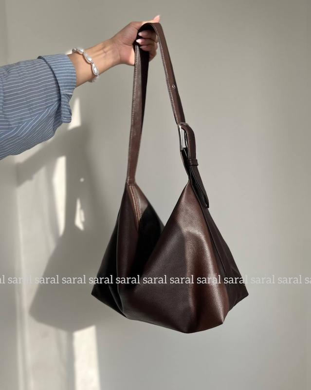 کیف چرم تک دسته کژوال