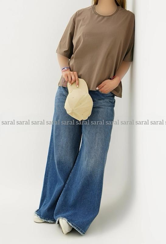 تیشرت باکسی ساده 